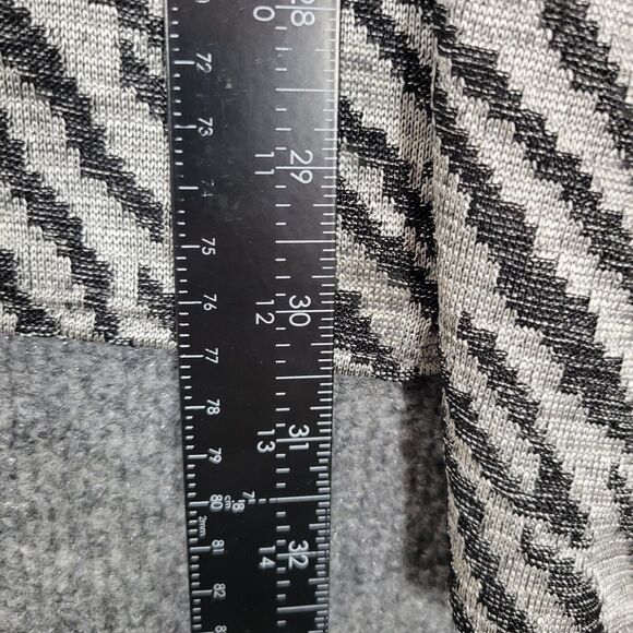 ADDITIONS BY CHICOS Silver Black Zebra Animal Print Cardigan SIZE 3 US XL 16 - Picture 4 of 10